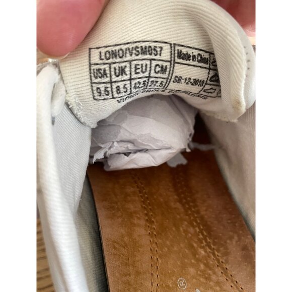 Vionic Lono Leather Lace Up Sneaker Mens 9.5 White Comfort Shoe main image 8